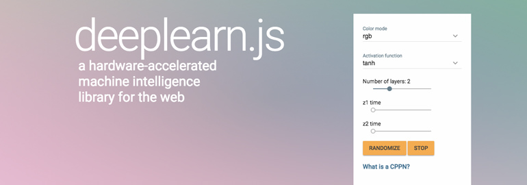 Библиотека Deeplearn.js для машинного обучения